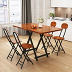 Folding Family Table Eating Table Simple Small Square 4 Person Table Small Portable Outdoor Stall Balcony