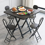 Folding Family Table Eating Table Simple Small Square 4 Person Table Small Portable Outdoor Stall Balcony